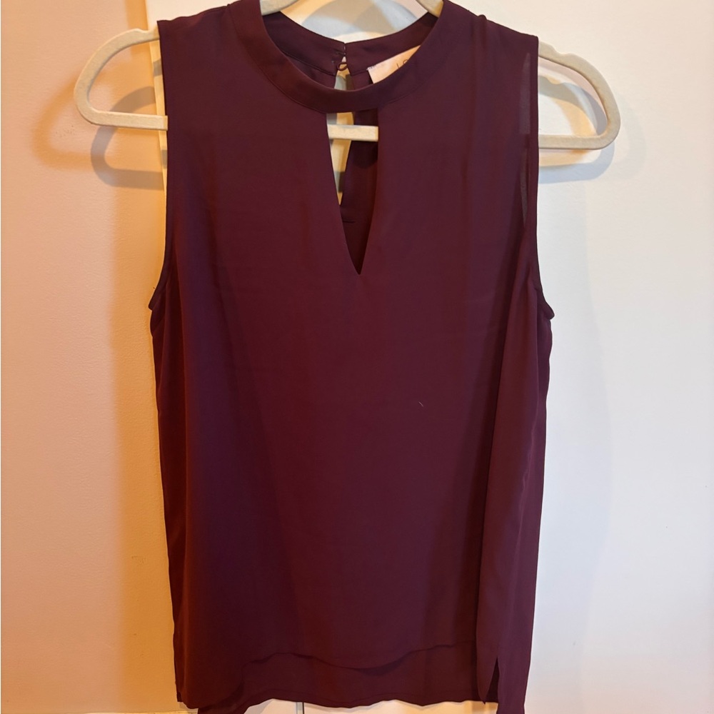 Loft sleeveless blouse